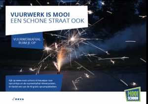 Vuurwerk is mooi, een schone straat ook