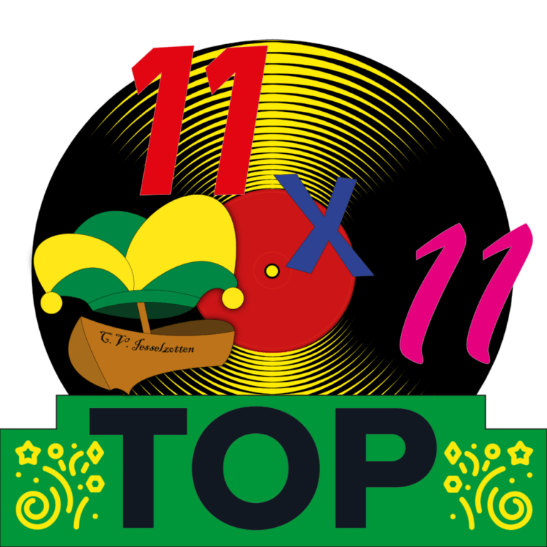 Iesselzotten en Salland1 komen met TOP 11 x 11 Carnavalskrakers