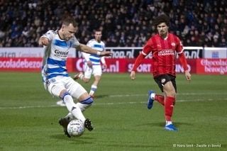PEC Zwolle – PSV voetbal wedstrijd sport