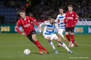 PEC Zwolle – PSV voetbal wedstrijd sport