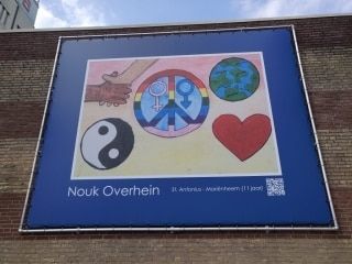 Het kunstwerk van Nouk Overhein / Foto door: Benjamin Borgman kunstwerk molenhof nouk overhein st. antonius