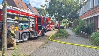 Brand aan de Oxerstraat in Deventer