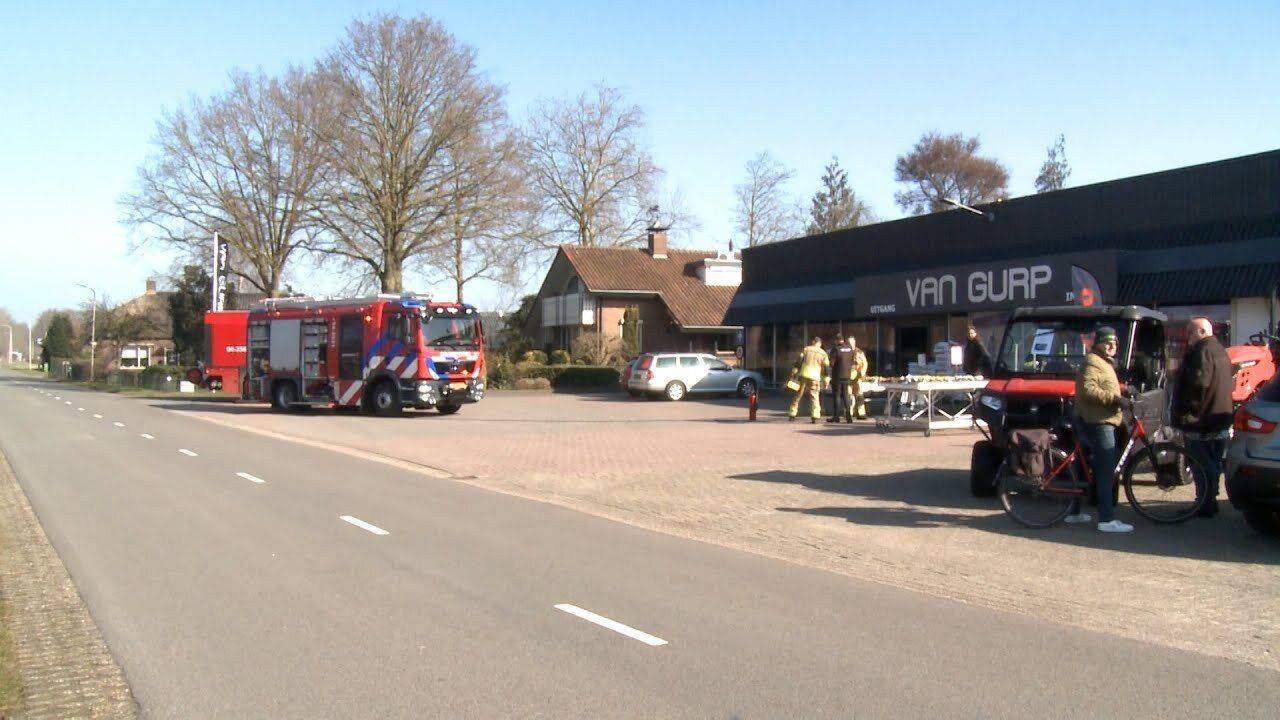 [VIDEO] Brand bij Van Gurp Machines Boerhaar: 