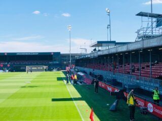 Voorbereiding wedstrijd Go Ahead Eagles