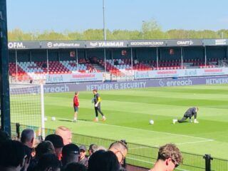 Voorbereiding wedstrijd Go Ahead Eagles
