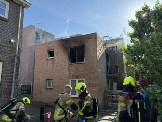 Brand studentenwoning Deventer, foto: Rens Hulman