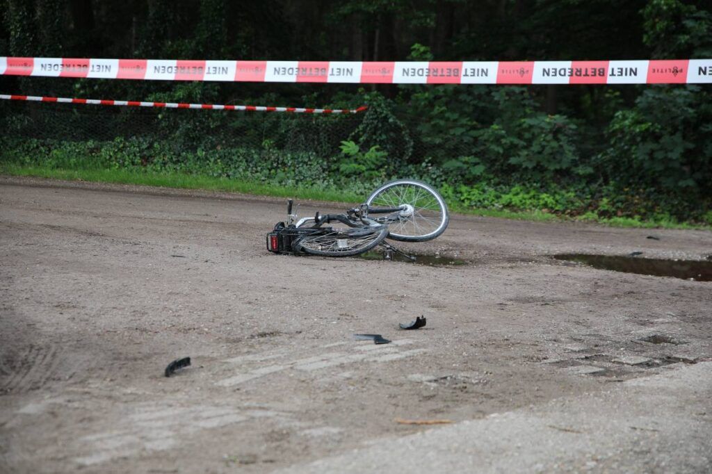 De fiets na het ongeval  / Foto: Rens Hulman