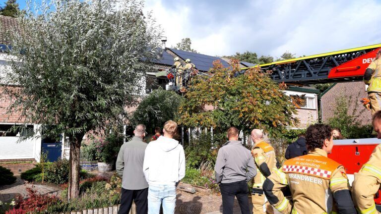 Brand op bovenverdieping woning aan Wilhelminalaan Bathmen