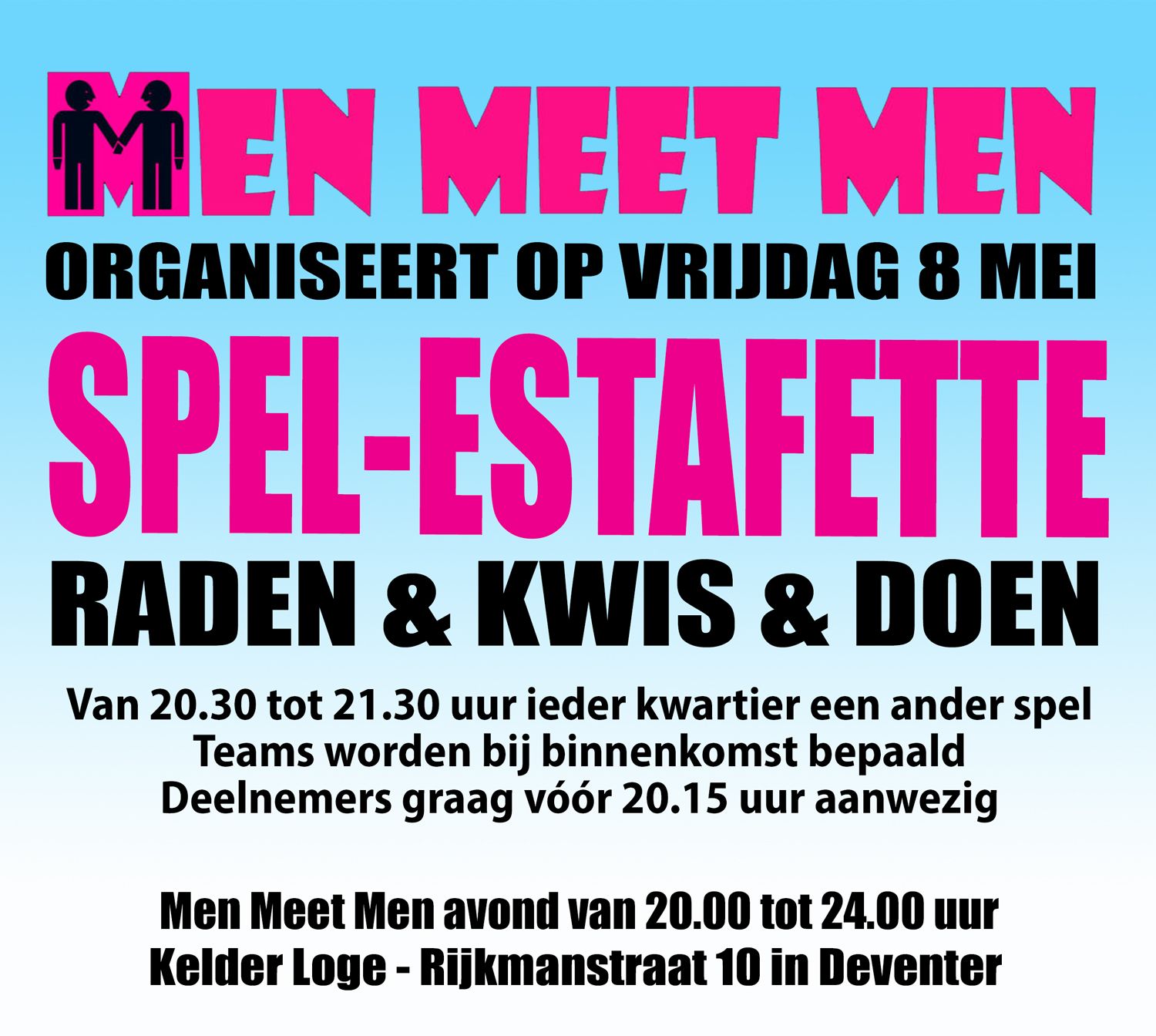 COC-Mannencafé Spel-estafette
