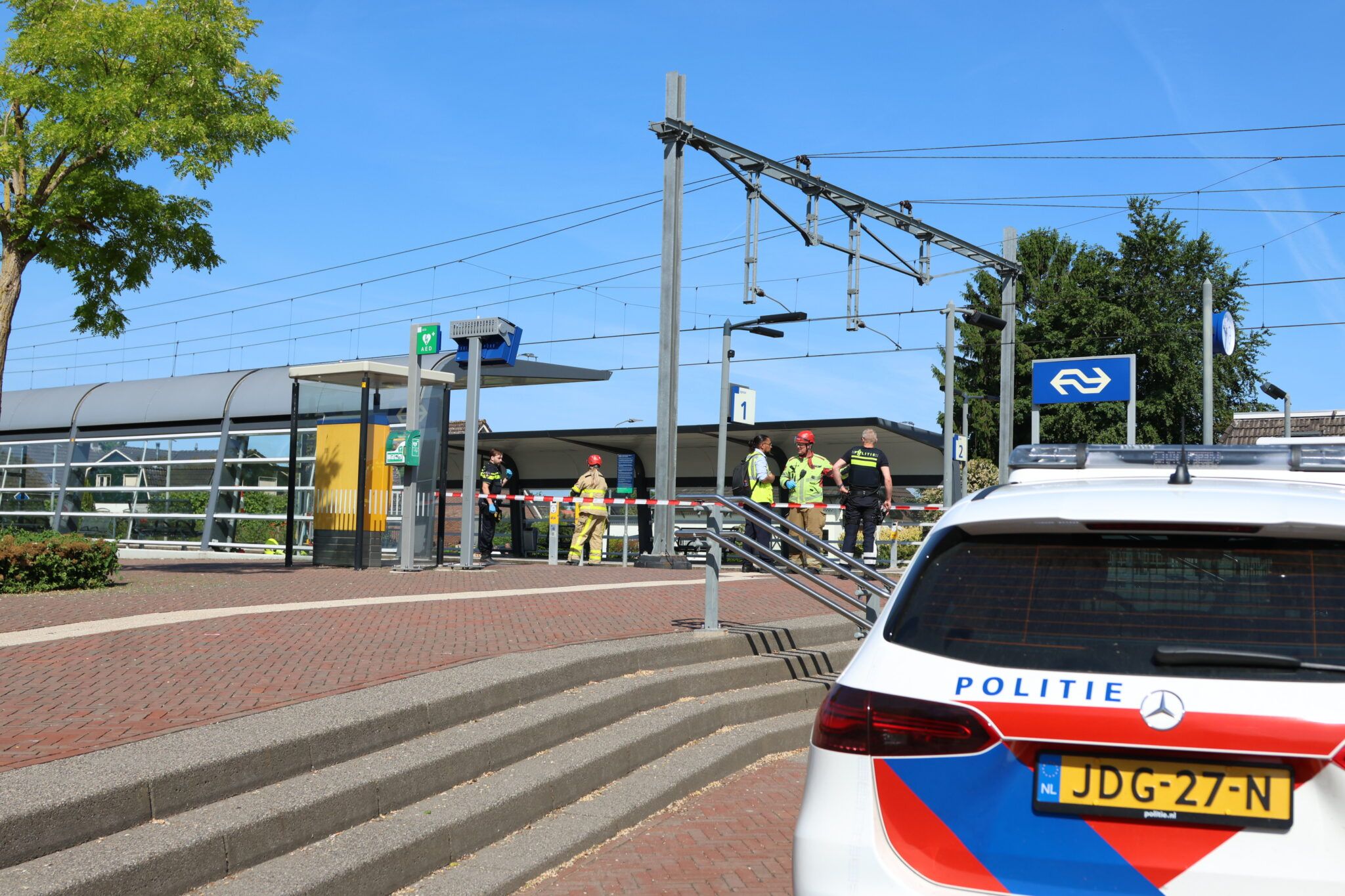 Treinverkeer tussen Apeldoorn en Deventer lag zaterdagochtend stil na aanrijding bij Twello