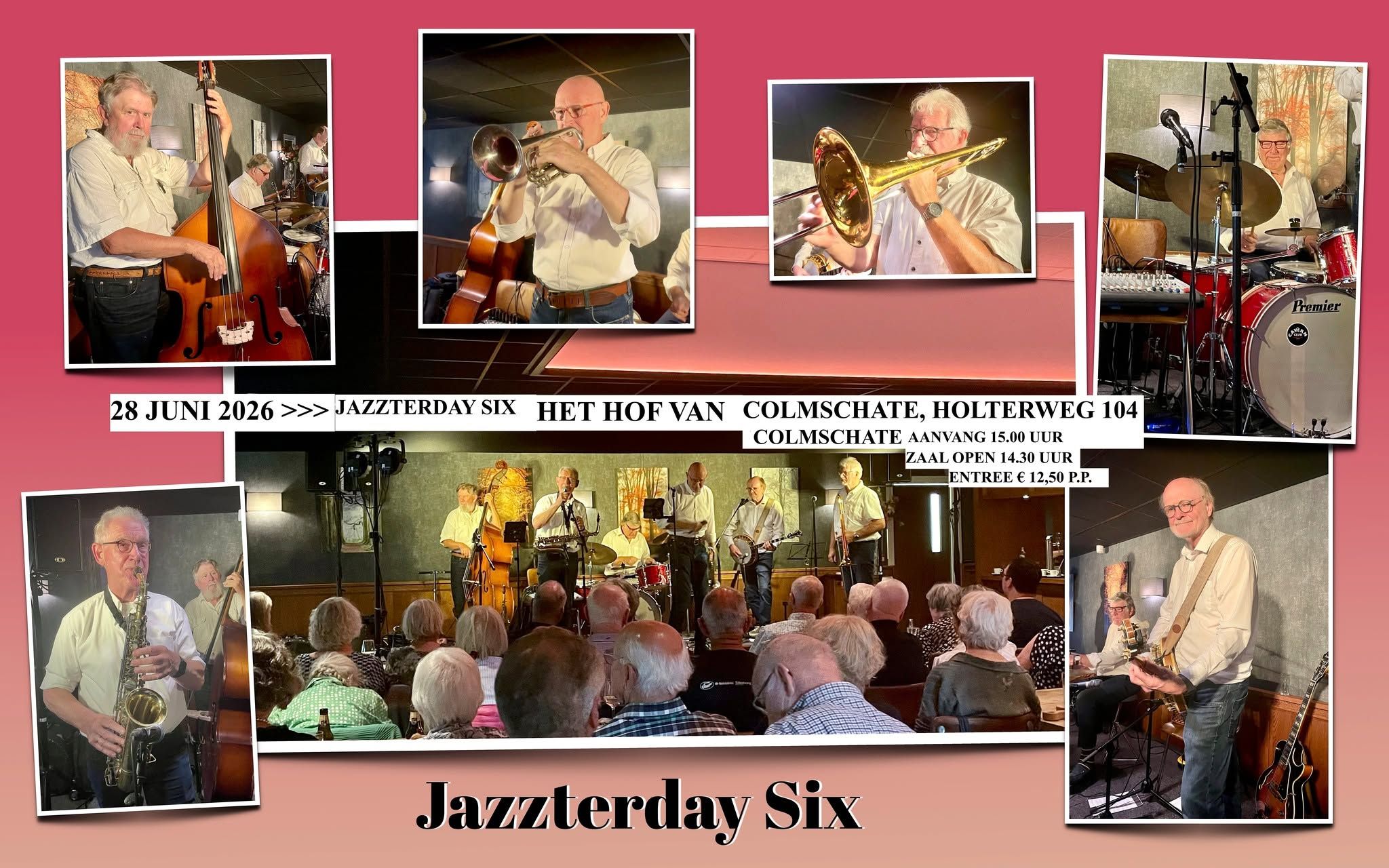 Jazzterday Six te gast bij Good Time Jazz in Colmschate